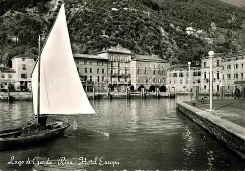 AK / Ansichtskarte Riva del Garda Hotel Europa Kat. 
