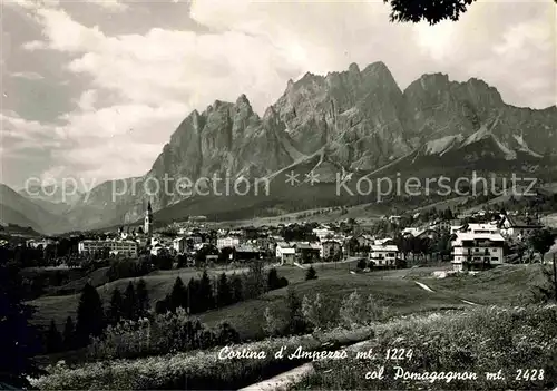 AK / Ansichtskarte Cortina d Ampezzo col Pomagagnon Kat. Cortina d Ampezzo