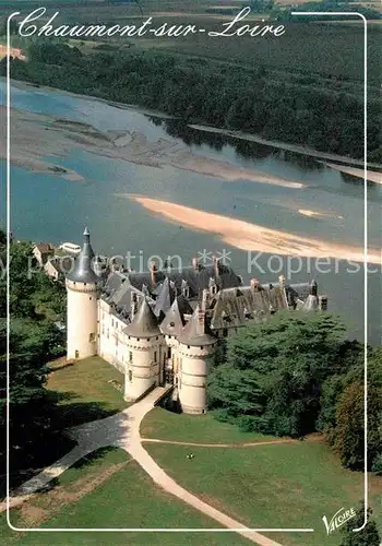 AK / Ansichtskarte Chaumont Haute Marne Fliegeraufnahme Schloss und Loire Kat. Chaumont