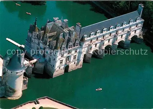 AK / Ansichtskarte Chenonceaux Indre et Loire Fliegeraufnahme Chateaux Kat. Chenonceaux