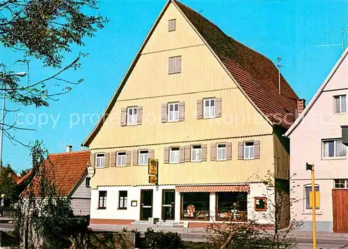 AK / Ansichtskarte Pfahlbronn Gasthaus Hirsch Baeckerei Kat. Alfdorf