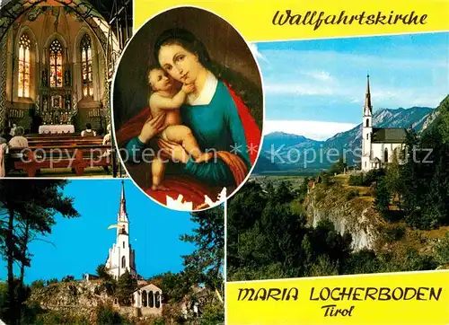 AK / Ansichtskarte Moetz Wallfahrtskirche Maria Locherboden Heiligenfigur Kat. Moetz