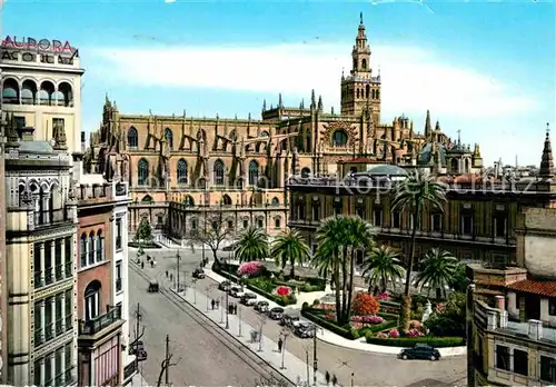 AK / Ansichtskarte Sevilla Andalucia Catedral y Casa de la Lonja Kat. Sevilla 