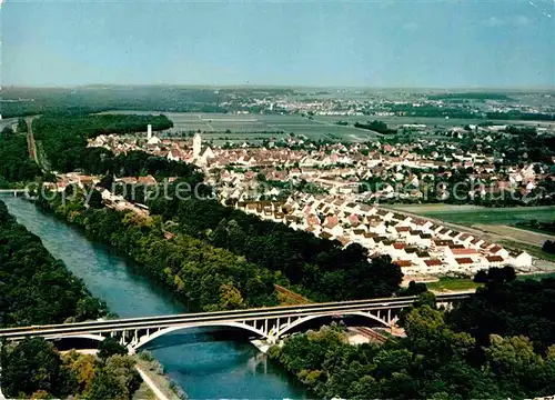 AK / Ansichtskarte Leipheim Donau Fliegeraufnahme Kat. Leipheim