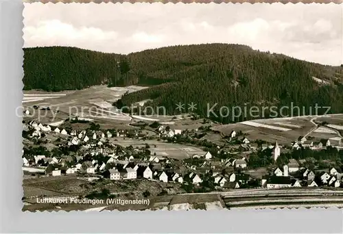 AK / Ansichtskarte Feudingen Panorama Kat. Bad Laasphe