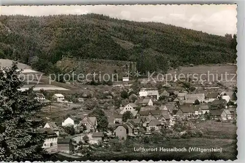 AK / Ansichtskarte Hesselbach Wittgenstein Panorama Kat. Bad Laasphe