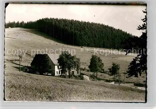 AK / Ansichtskarte Wingeshausen Pension Gasthaus Vogt Kat. Bad Berleburg