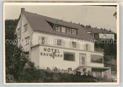 AK / Ansichtskarte Raumland Hotel Raumland Kat. Bad Berleburg