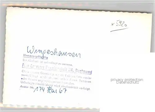 AK / Ansichtskarte Wingeshausen Panorama Kat. Bad Berleburg