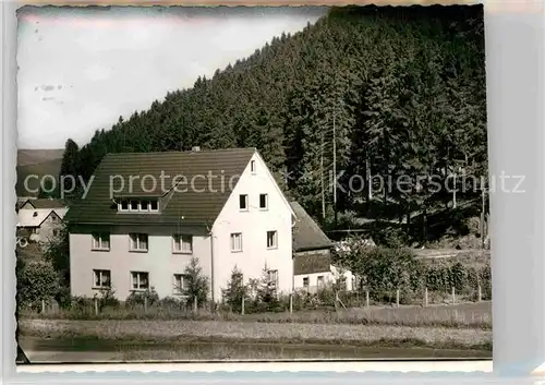 AK / Ansichtskarte Volkholz Pension Klose Kat. Bad Laasphe