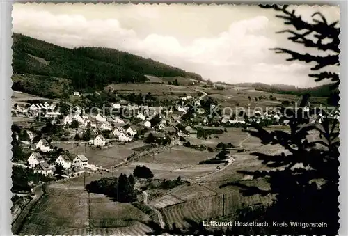 AK / Ansichtskarte Hesselbach Wittgenstein Panorama Kat. Bad Laasphe