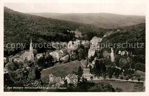 AK / Ansichtskarte Schlangenbad Taunus Panorama Kat. Schlangenbad