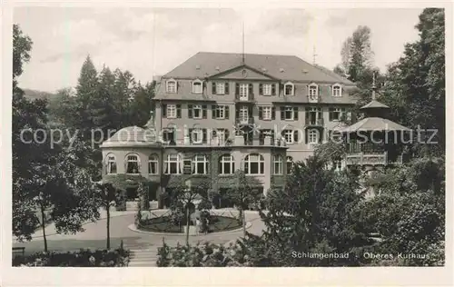 AK / Ansichtskarte Schlangenbad Taunus Oberes Kurhaus Kat. Schlangenbad