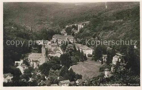 AK / Ansichtskarte Schlangenbad Taunus Panorama Kat. Schlangenbad