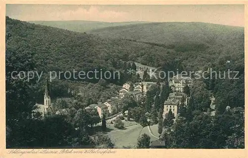 AK / Ansichtskarte Schlangenbad Taunus Blick vom Wilhelmsfelsen Kat. Schlangenbad