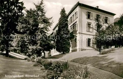 AK / Ansichtskarte Schlangenbad Taunus Roemerbad Kat. Schlangenbad