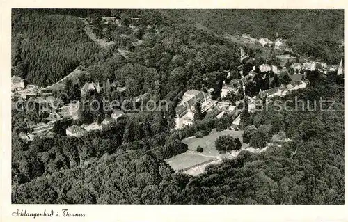 AK / Ansichtskarte Schlangenbad Taunus Fliegeraufnahme Kat. Schlangenbad