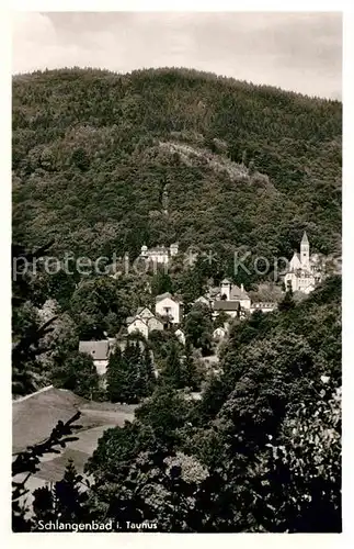 AK / Ansichtskarte Schlangenbad Taunus Teilansicht Kat. Schlangenbad