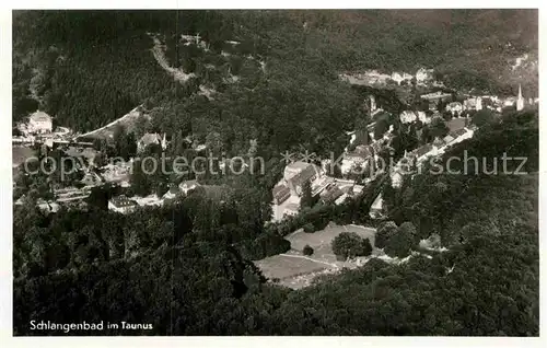 AK / Ansichtskarte Schlangenbad Taunus Fliegeraufnahme Kat. Schlangenbad