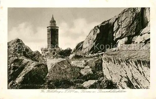 AK / Ansichtskarte Grosser Feldberg Taunus Turm Brunhildisfelsen Kat. Schmitten