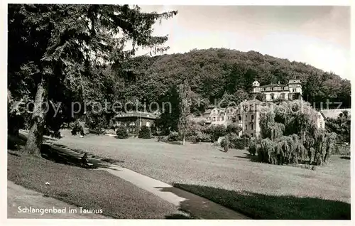 AK / Ansichtskarte Schlangenbad Taunus Schloss Panorama Kat. Schlangenbad