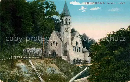 AK / Ansichtskarte Schlangenbad Taunus Evangelische Kirche Kat. Schlangenbad