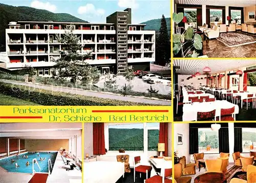 AK / Ansichtskarte Bad Bertrich Parksanatorium Dr. Schiche Kat. Bad Bertrich