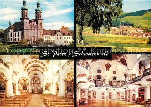 AK / Ansichtskarte St Peter Schwarzwald Seminar Pfarrkirche  Kat. St. Peter