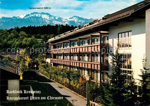 AK / Ansichtskarte Prien Chiemsee Kurklinik Kronprinz Kampenwand Kat. Prien a.Chiemsee