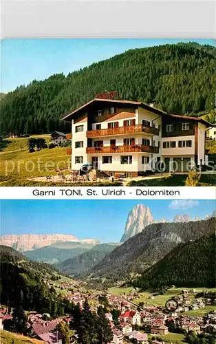 AK / Ansichtskarte St Ulrich Groeden Tirol Garni Toni  Kat. Salten Schlern