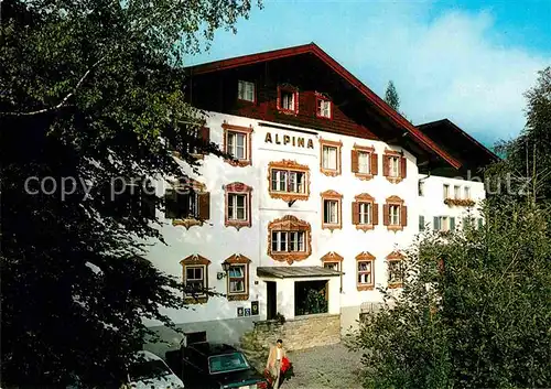 AK / Ansichtskarte Kitzbuehel Tirol Hotel Alpina Kat. Kitzbuehel