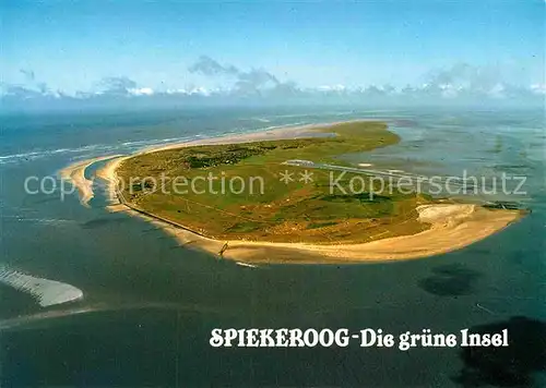 AK / Ansichtskarte Spiekeroog Fliegeraufnahme Die gruene Insel Kat. Spiekeroog