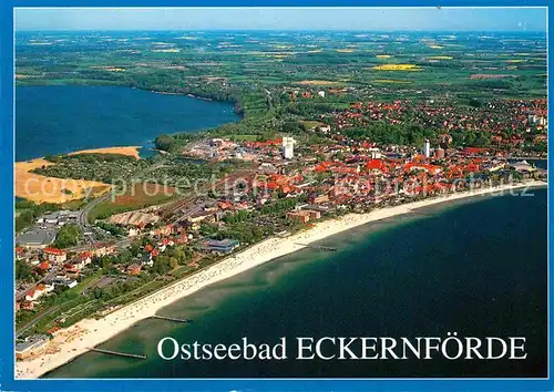 AK / Ansichtskarte Eckernfoerde Ostseebad Fliegeraufnahme Kat. Eckernfoerde