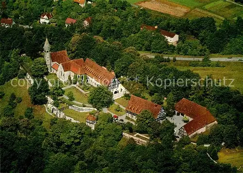 AK / Ansichtskarte Lorch Wuerttemberg Kloster Romanische Klosterkirche Altenzentrum Fliegeraufnahme Kat. Lorch