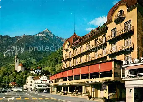 AK / Ansichtskarte Flueelen UR Hotel Urnerhof am Vierwaldstaettersee Kat. Flueelen