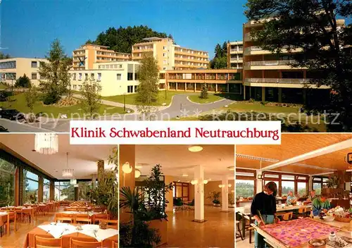 AK / Ansichtskarte Neutrauchburg Klinik Schwabenland Foyer Cafeteria Kat. Isny im Allgaeu