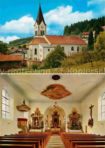 AK / Ansichtskarte St Englmar Pfarrkirche Innenansicht Kat. Sankt Englmar