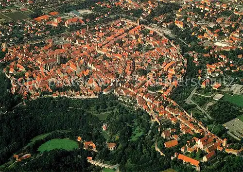 AK / Ansichtskarte Rothenburg Tauber Fliegeraufnahme Kat. Rothenburg ob der Tauber