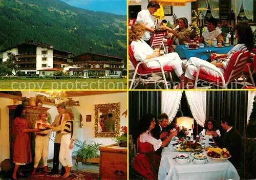 AK / Ansichtskarte Zell Ziller Tirol Hotel Pension Zapfenhof Restaurant Kat. Zell am Ziller