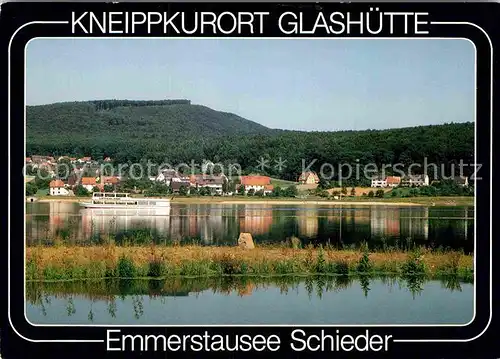 AK / Ansichtskarte Glashuette Schieder Emmerstausee  Kat. Schieder Glashuette