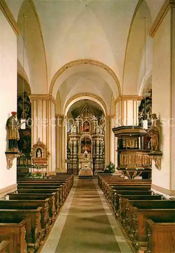 AK / Ansichtskarte Marienmuenster Ehemalige Abteikirche Langhaus Hochaltar Kat. Marienmuenster
