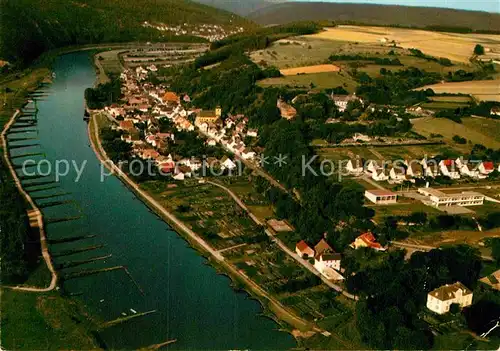 AK / Ansichtskarte Herstelle Weser Fliegeraufnahme Kat. Beverungen