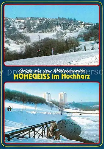 AK / Ansichtskarte Hohegeiss Harz Panorama  Kat. Braunlage