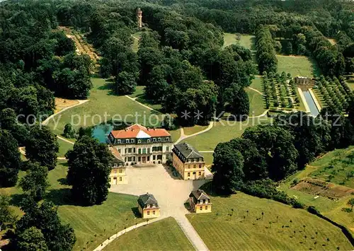 AK / Ansichtskarte Wilhelmsthal Calden Fliegeraufnahme Schloss Kat. Calden