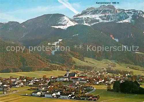 AK / Ansichtskarte Aschau Chiemgau Panorama mit Kampenwand Kat. Aschau i.Chiemgau