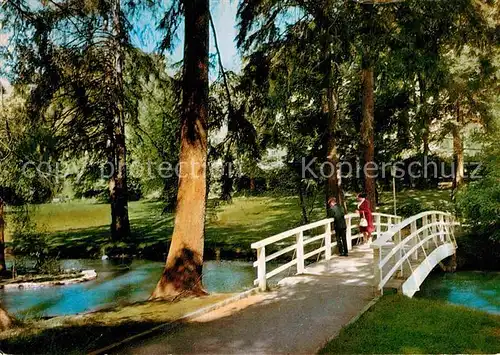 AK / Ansichtskarte Bad Schwalbach Weiher im Kurpark Kat. Bad Schwalbach