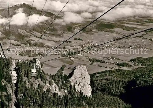 AK / Ansichtskarte Seilbahn Kampenwand Aschau Chiemgau Kat. Bahnen