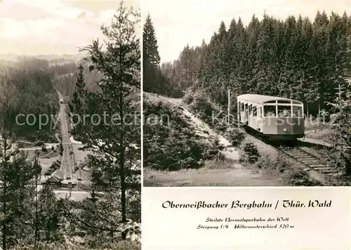 AK / Ansichtskarte Bergbahn Oberweissbacher Bergbahn  Kat. Bergbahn