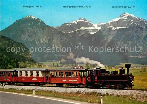AK / Ansichtskarte Lokomotive Dampfzug Zillertalbahn Schlitterer Steigung Rofangebirge Kat. Eisenbahn