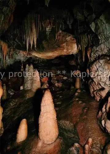 AK / Ansichtskarte Hoehlen Caves Grottes Bing Hoehle Streitberg Kristallgrotte  Kat. Berge